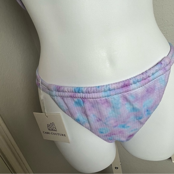 Cabo couture Tie dye bikini set L NWT - Picture 4 of 6